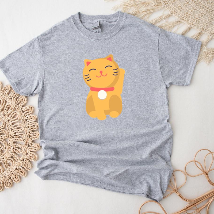 Color Maneki Neko Cat T-Shirt
