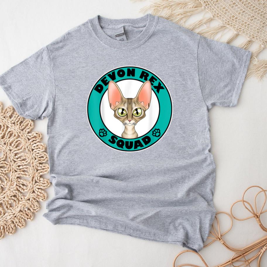 Devon Rex Squad Cat T-Shirt