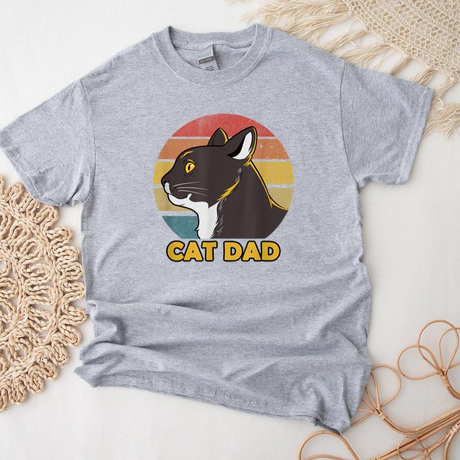 Funny Cat Dad T-Shirt