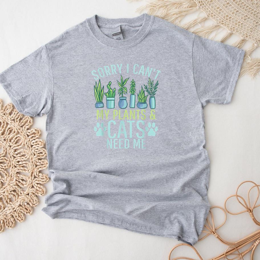 My Plants Cats Need Me T-Shirt