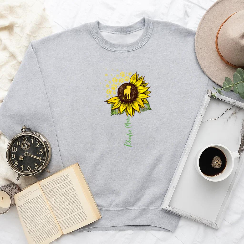 Rhodie Mom Sunflower Dog Sweatshirt