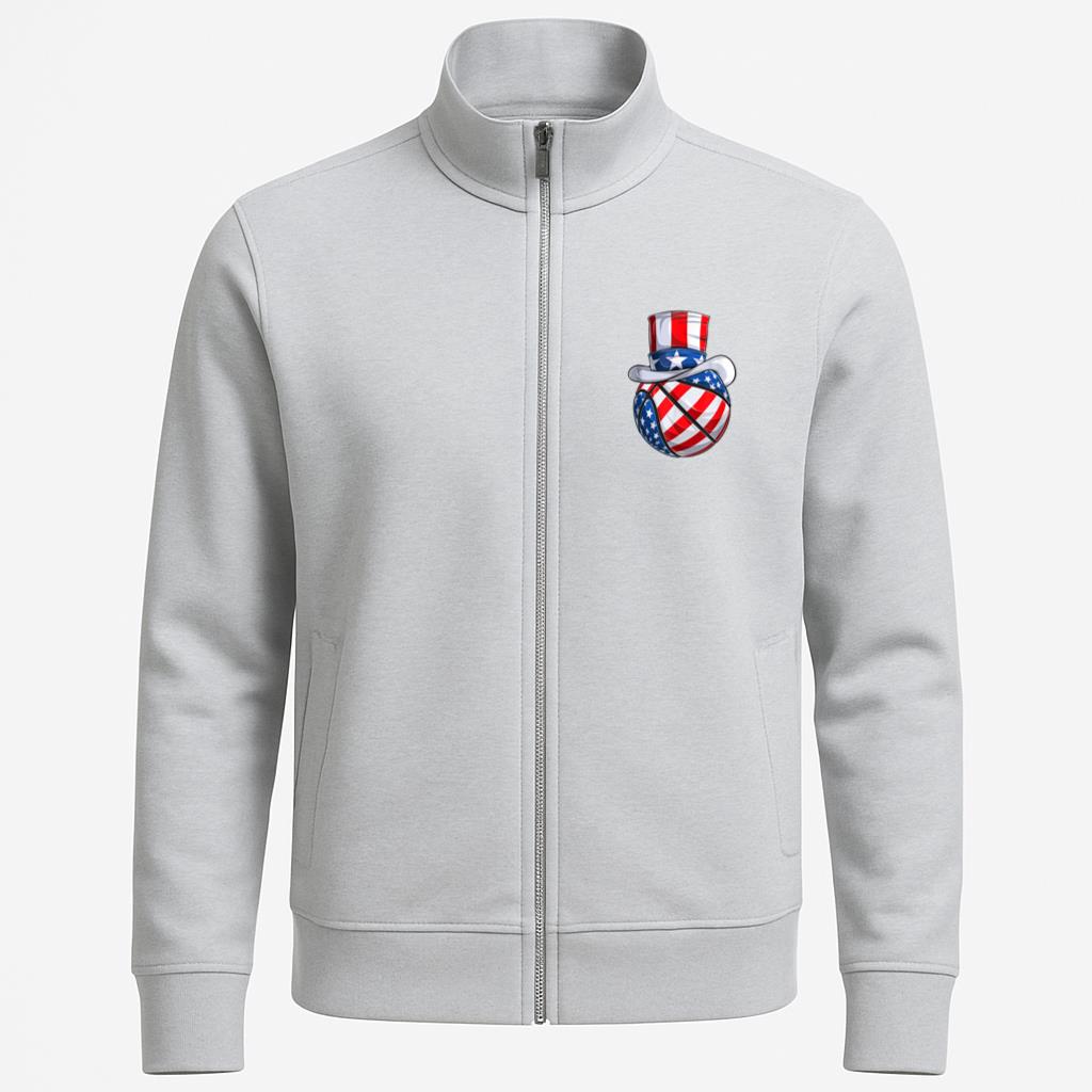 Basketball Uncle Sam Hat US Flag Jacket