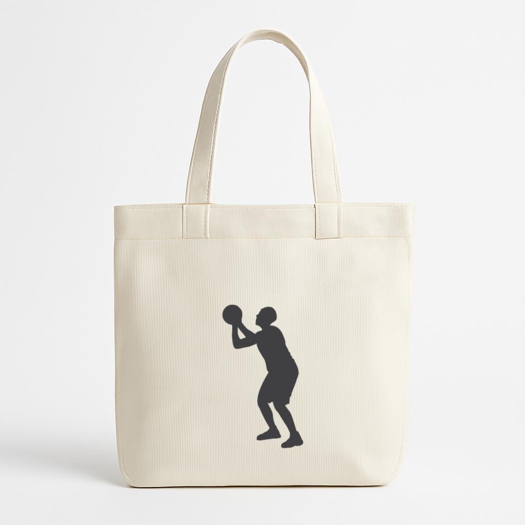Free Throw Foul Shot Canvas Tote Bag