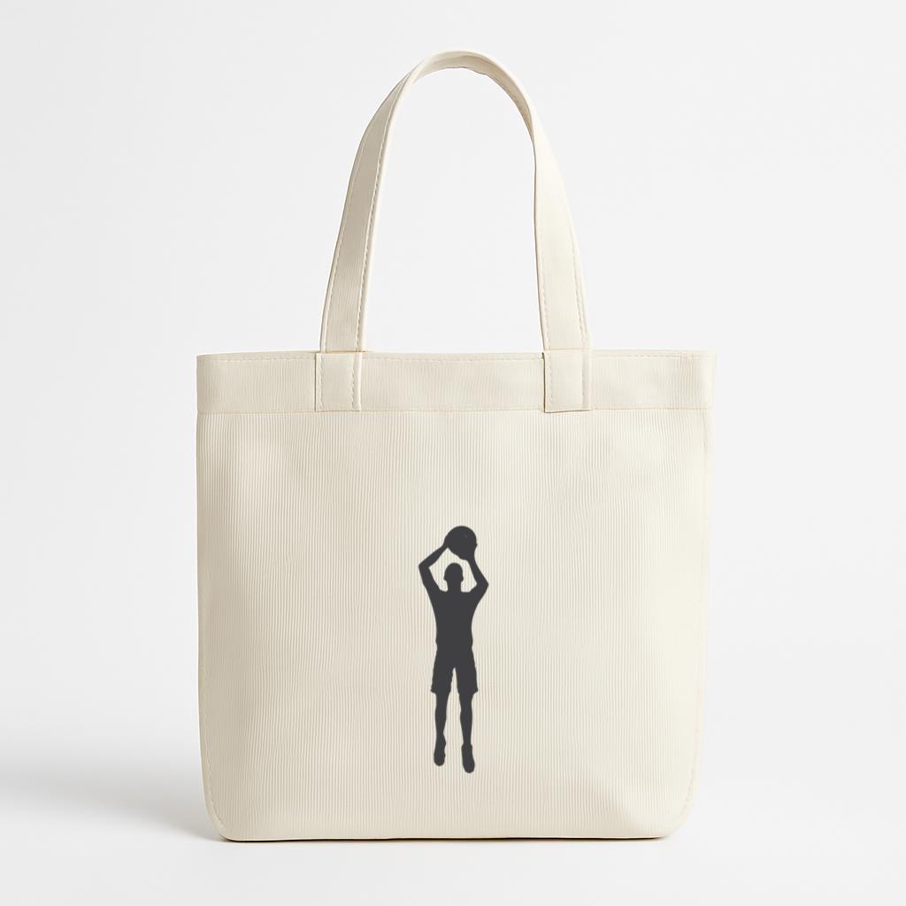 Jump Shot Player Jumper Canvas Tote Bag