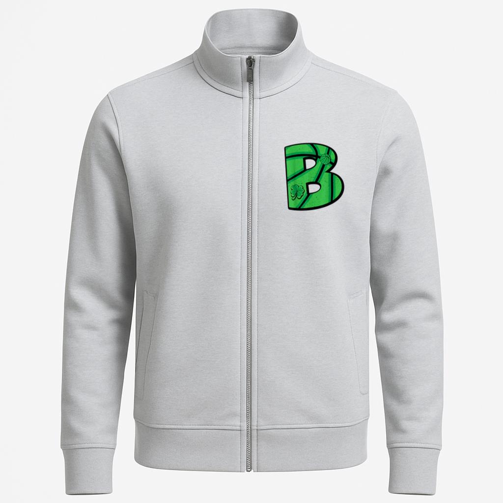 Letter B Green Basketball Jacket