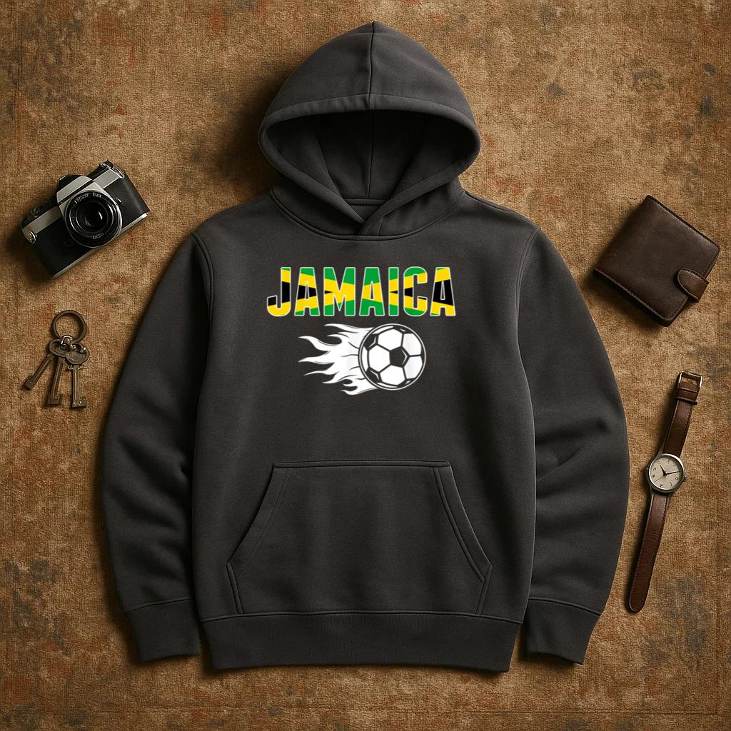 Proud Jamaica Soccer Hoodie