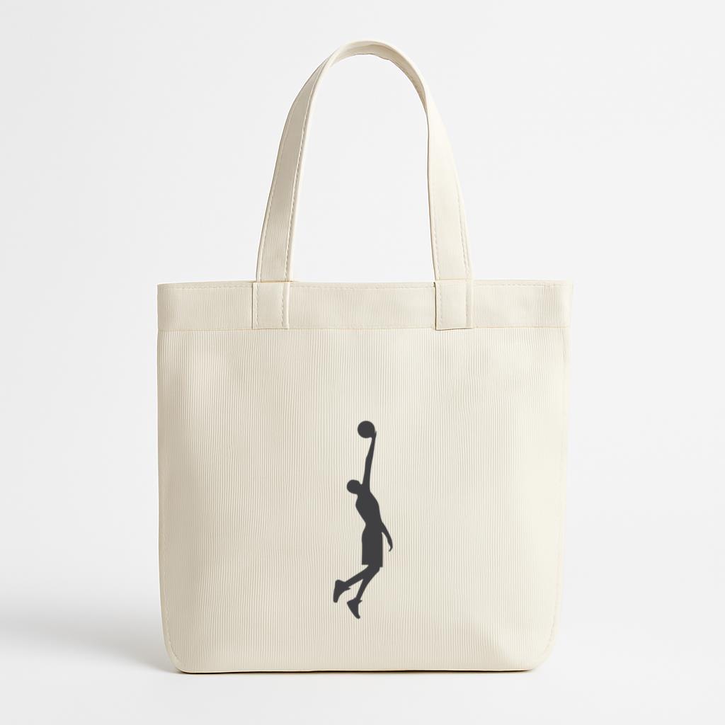Reverse Layup Jump Player Canvas Tote Bag