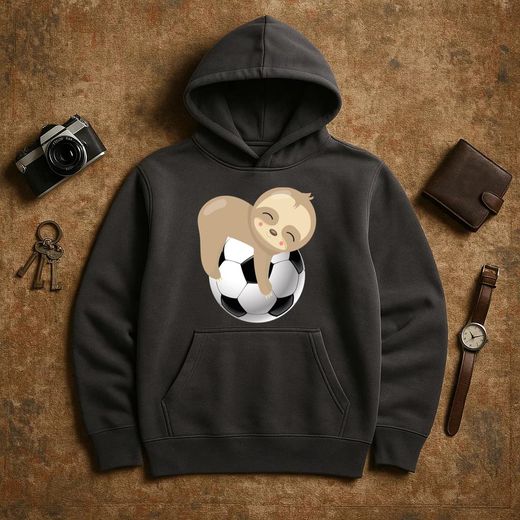 Sloth Soccer Football Hoodie