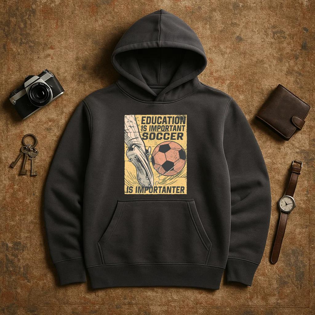 Soccer Is Importanter Hoodie