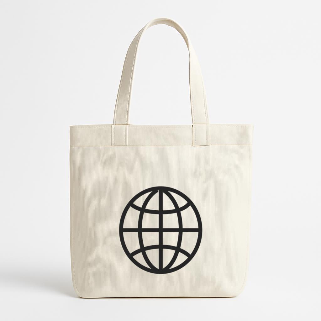 Stroke Basketball Icon Canvas Tote Bag